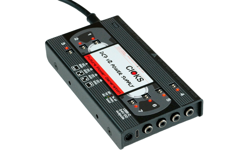 New CIOKS DC7 V2 Retro Series VHS Tape Guitar Effects Pedal Power Supply