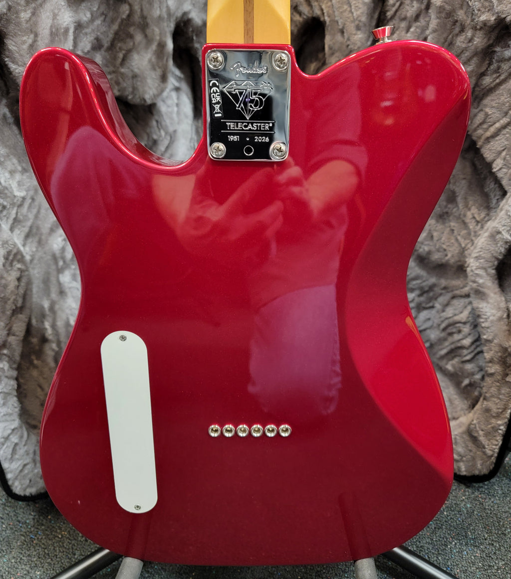 Fender 75th Anniversary American Professional Classic Cabronita Telecaster Candy Apple Red, Case, Free Shipping!