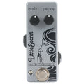 Catalinbread Little Secret Mini preamp pedal — front view, silver enclosure with master and pre-amp knobs