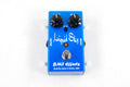 BMF Effects Liquid Sky analog chorus pedal in blue, top view