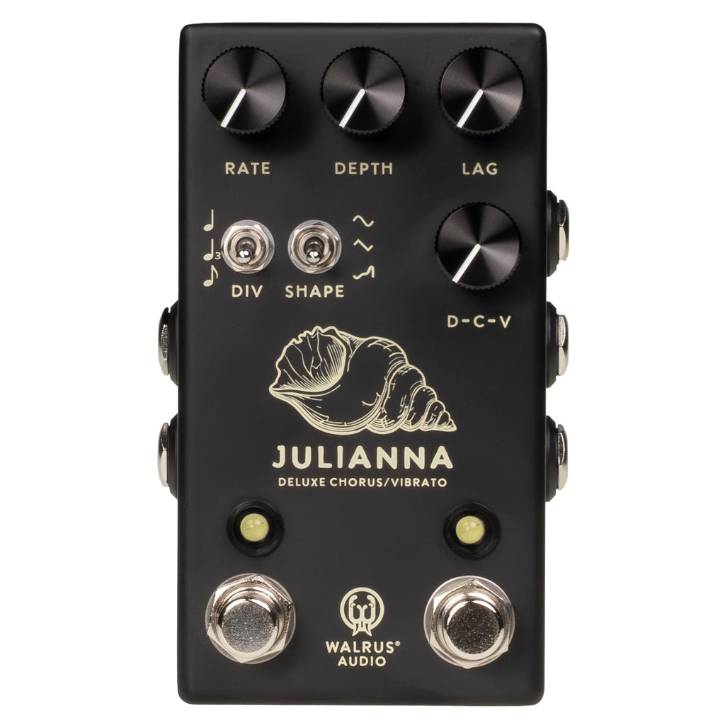 New Walrus Audio Julianna Deluxe Chorus & Vibrato Black Guitar Effects Pedal