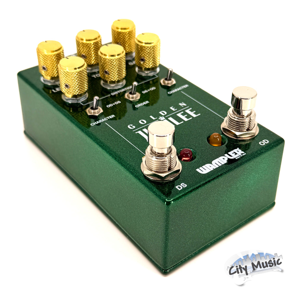Used Wampler Golden Jubilee Overdrive & Distortion Guitar Effects Pedal ♫