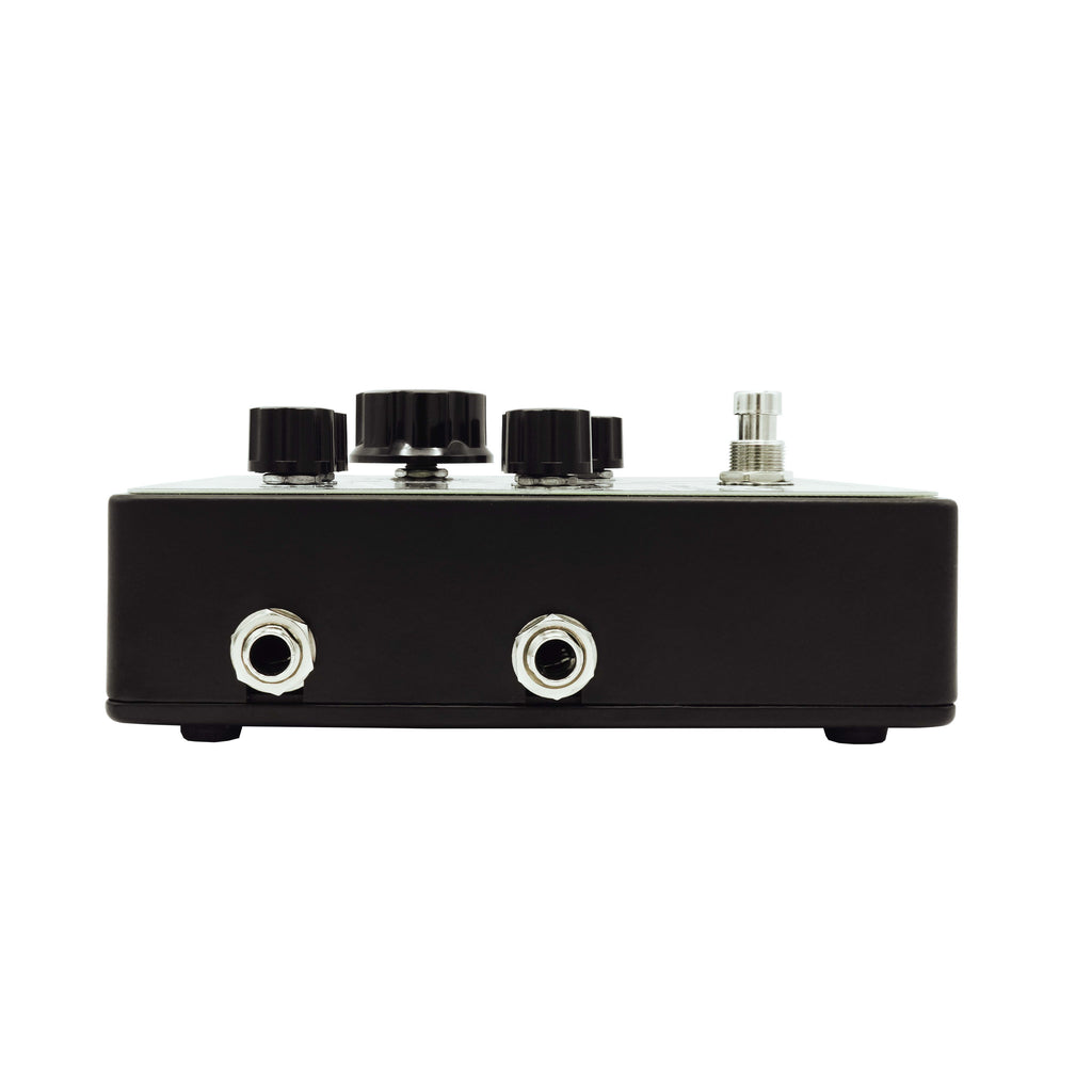 Death By Audio Crossover Fuzz pedal — side view