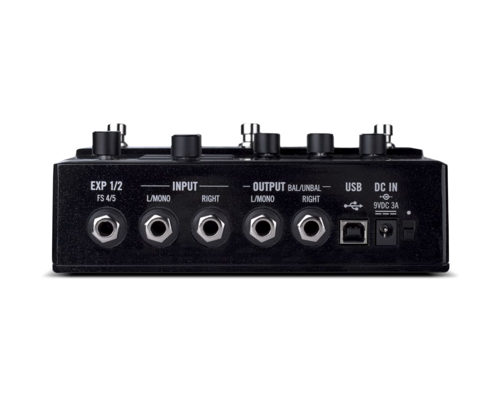 Line 6 HX Stomp pedal — detail of control knobs