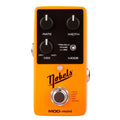 Nobels MOD-mini modulation pedal — orange enclosure angled view