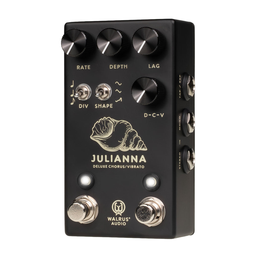 New Walrus Audio Julianna Deluxe Chorus & Vibrato Black Guitar Effects Pedal