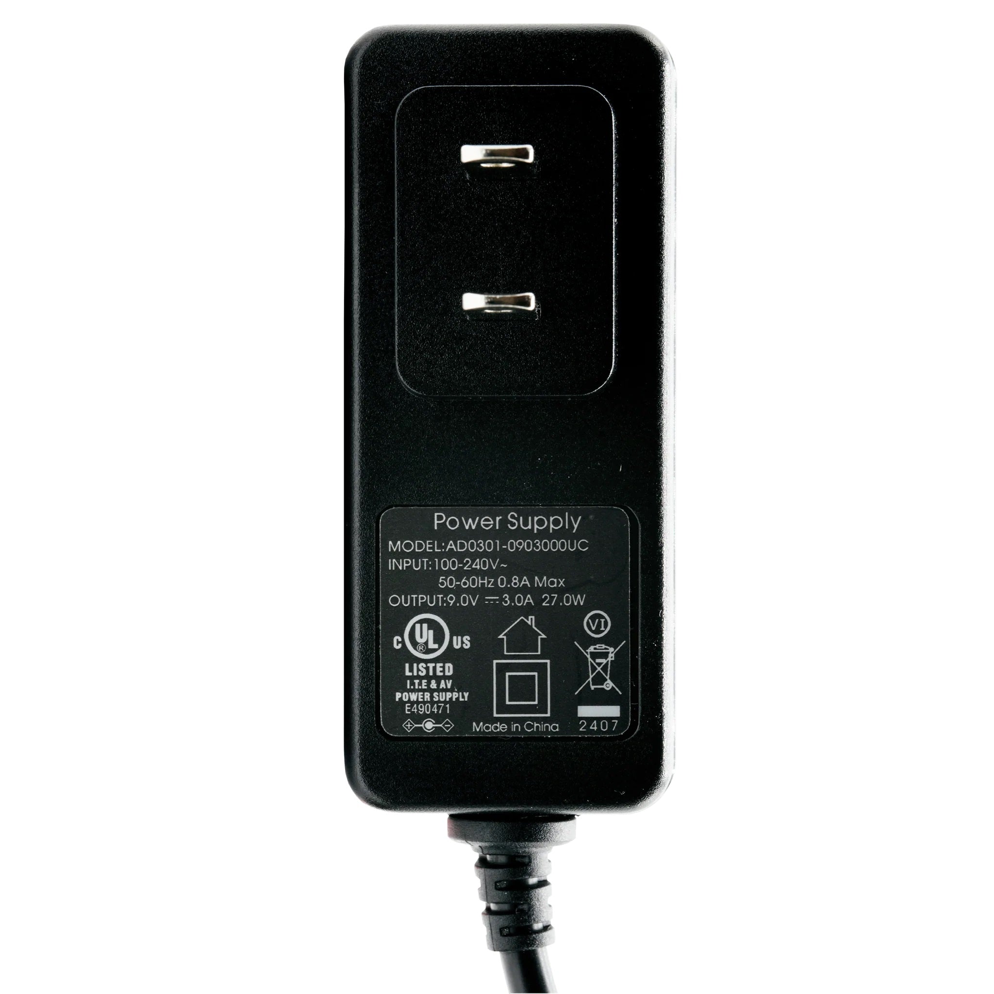 Death By Audio Raw Power 9V DC pedal power supply — connector detail