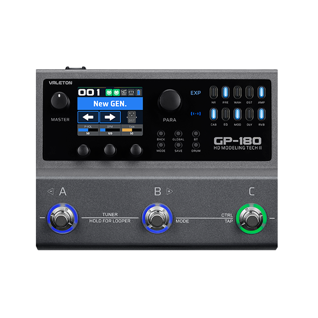 New Valeton GP-180 Multi Effects Processor Guitar Pedal