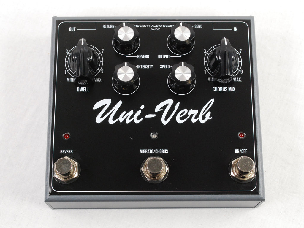 Used J. Rockett Uni-Verb Univibe Reverb Guitar Effects Pedal Univerb