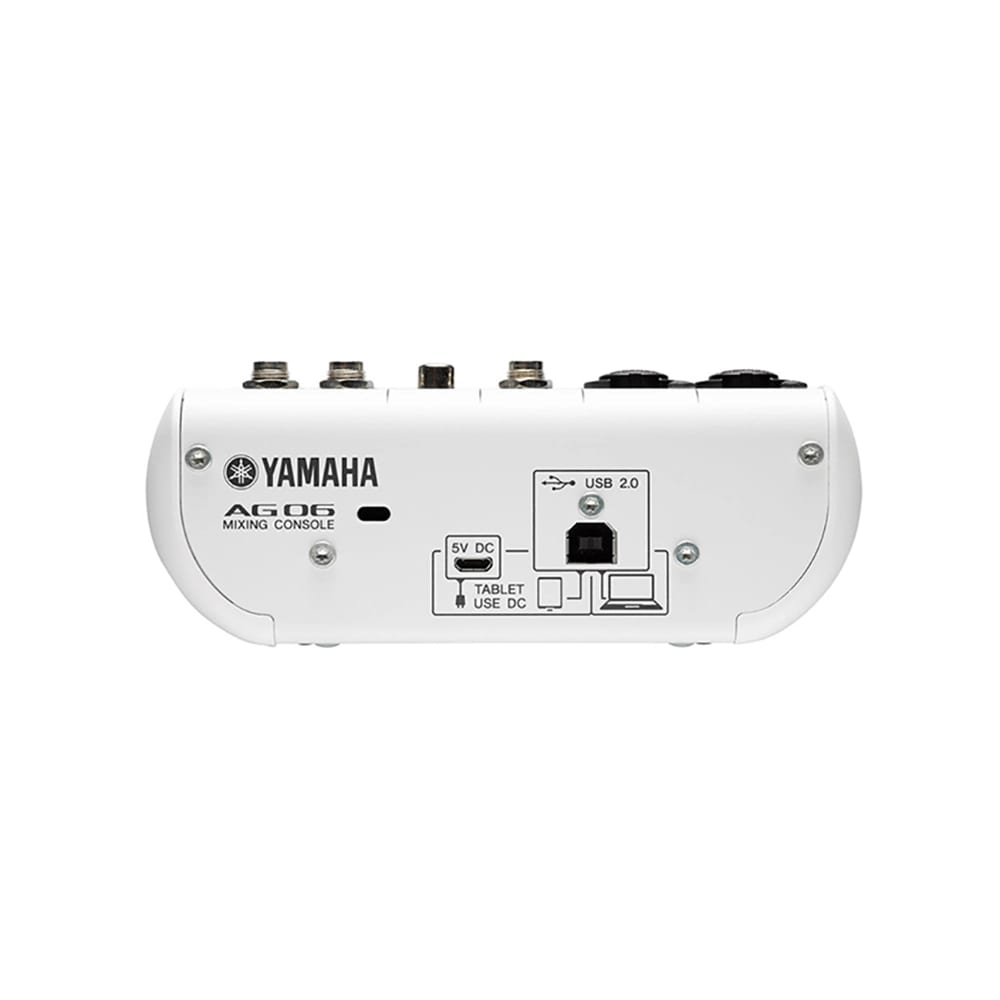 Yamaha AG06 USB audio interface, knob and control detail