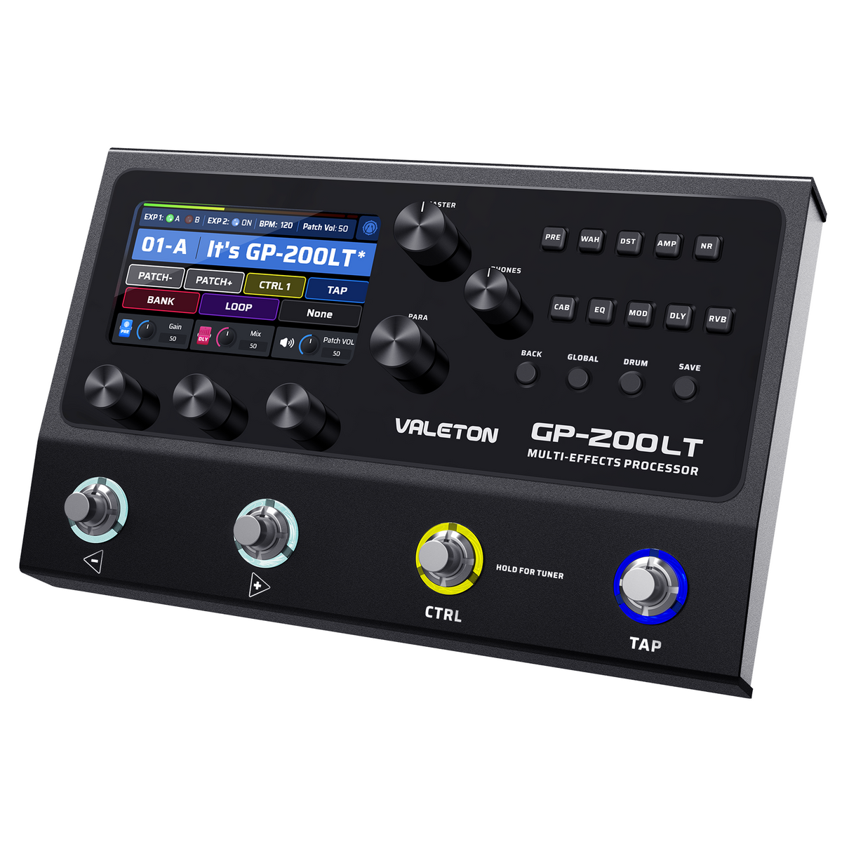 Used Valeton GP-200LT Multi Effects Processor Guitar Pedal