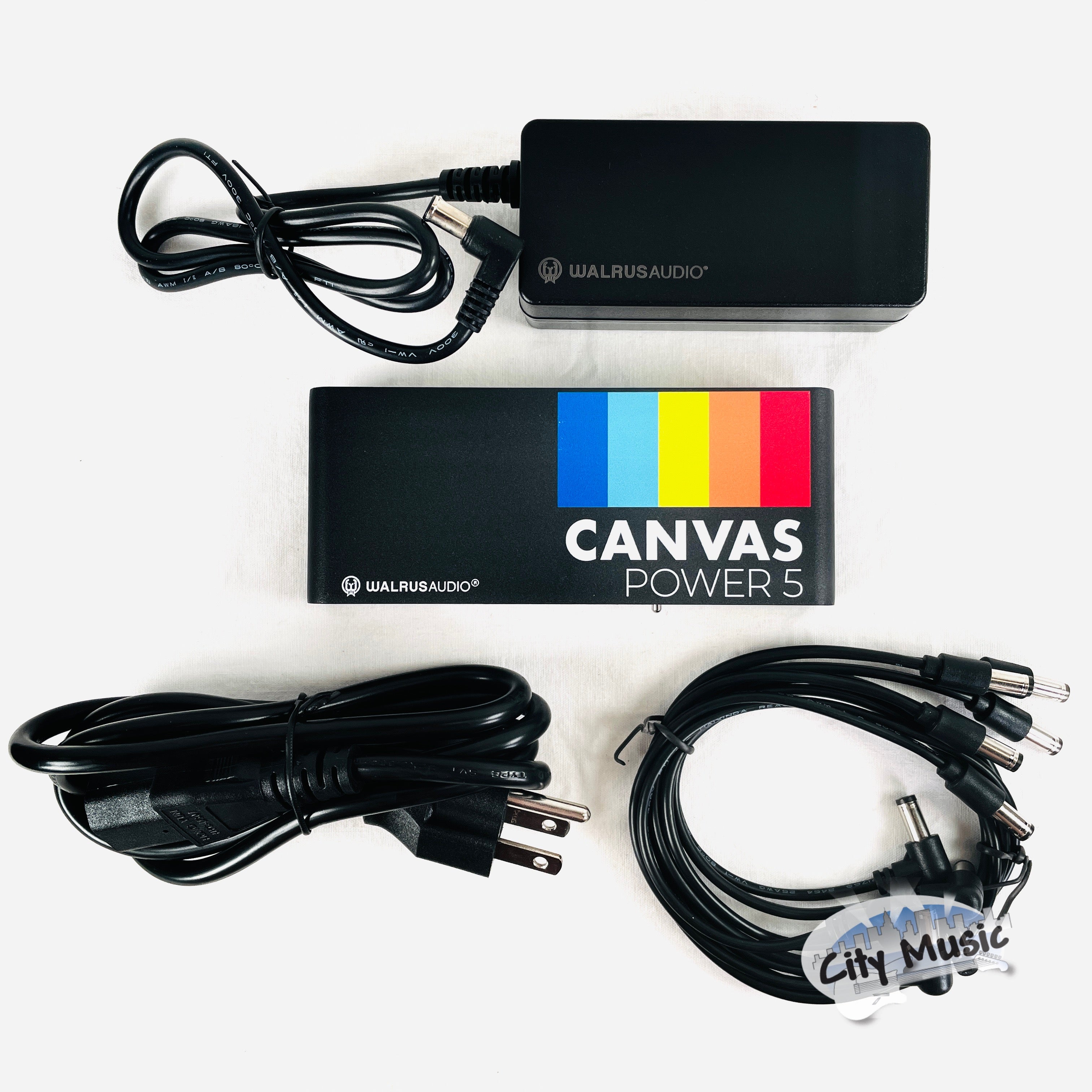 Walrus Audio Canvas Power 5 DC used - side view 5 isolated outputs