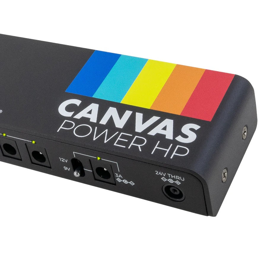 Walrus Audio Canvas Power HP LINK — 3A output port and 9V 12V switch detail