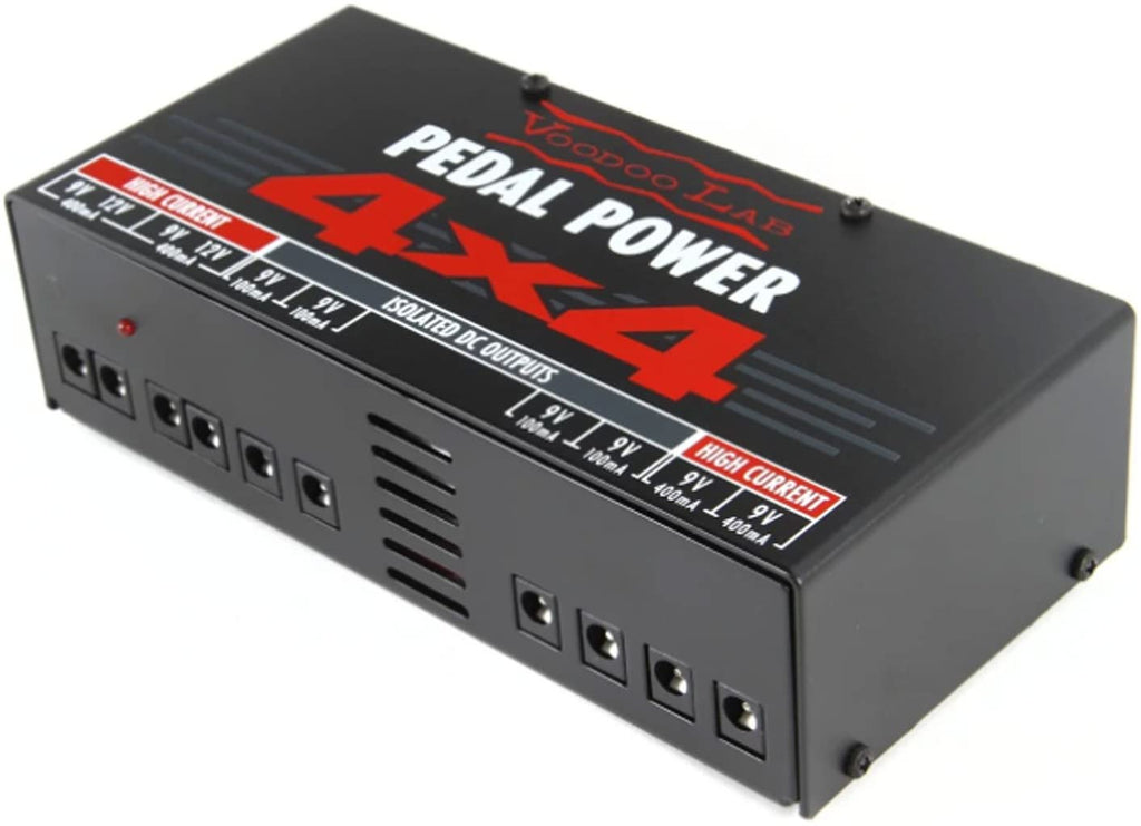 Voodoo Lab Pedal Power 4x4 supply — included DC cables