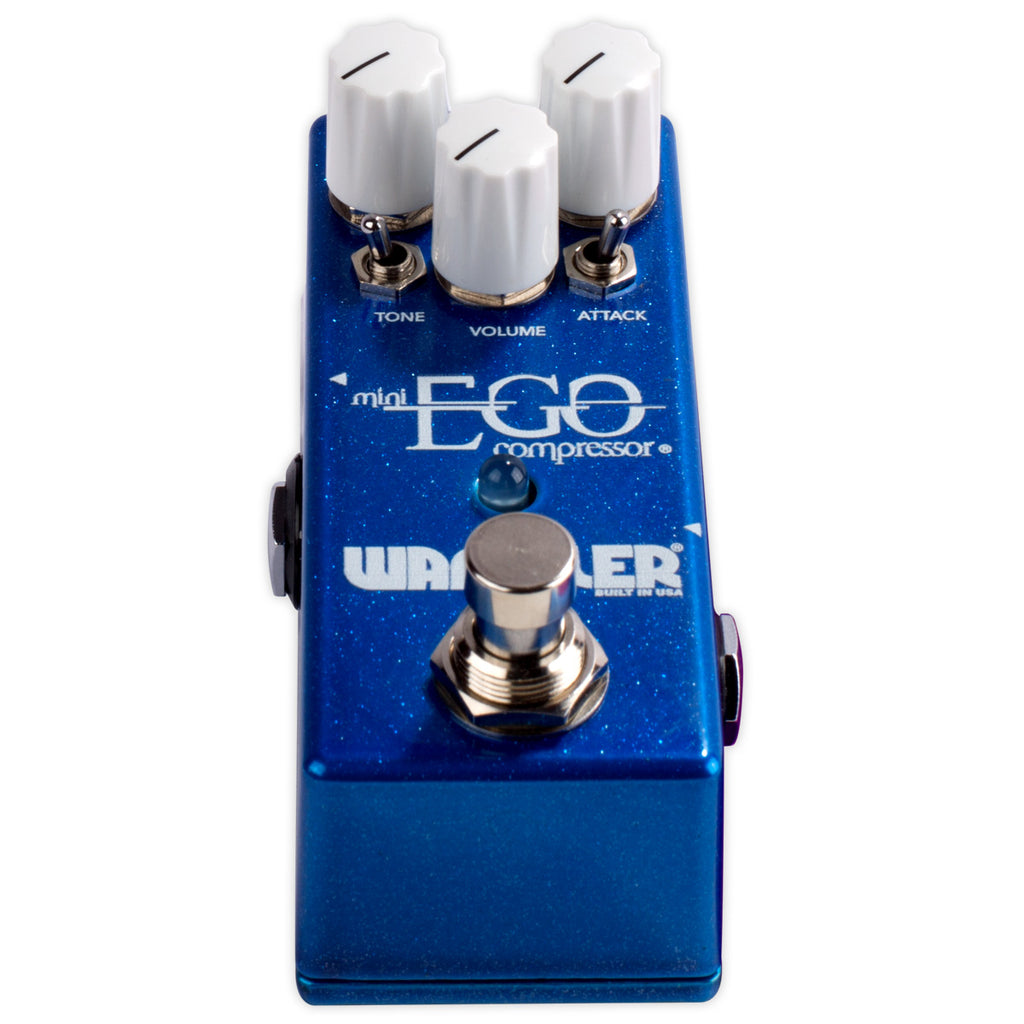 Wampler Mini Ego compressor pedal — footswitch close-up