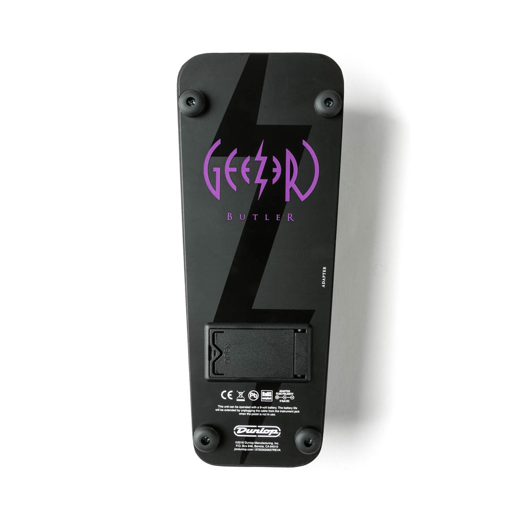 Dunlop GZR95 Geezer Butler Cry Baby Bass Wah - black, detail view