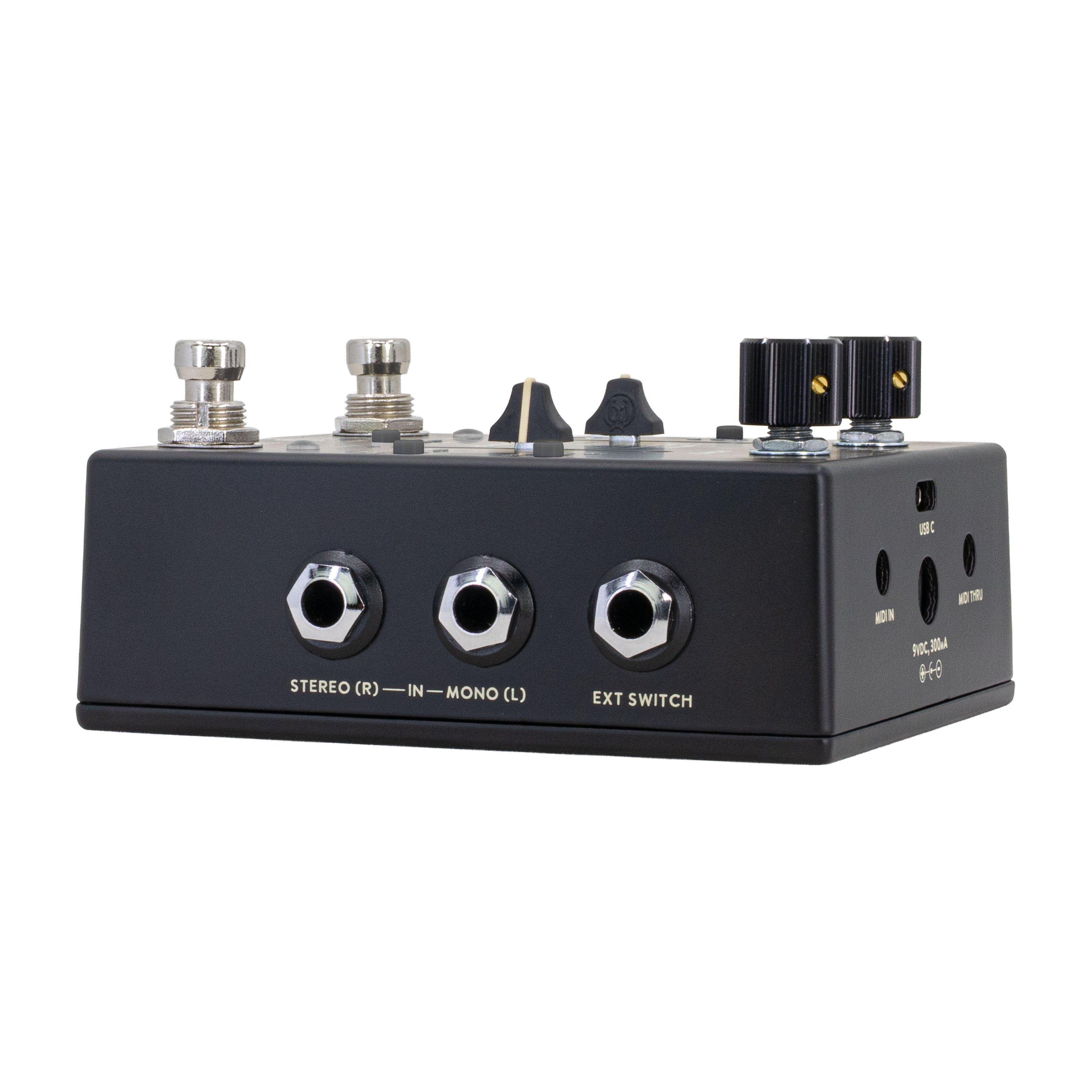 Walrus Audio Xero Polylooper pedal — black, dual channel controls