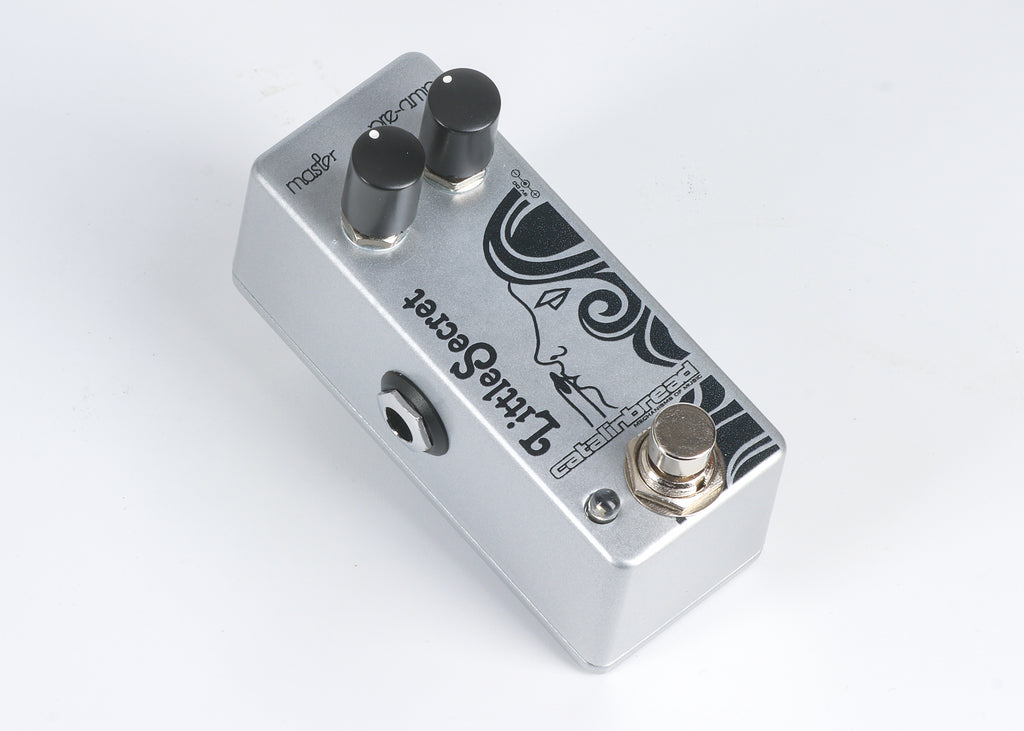 Catalinbread Little Secret Mini preamp pedal — top-down view of controls