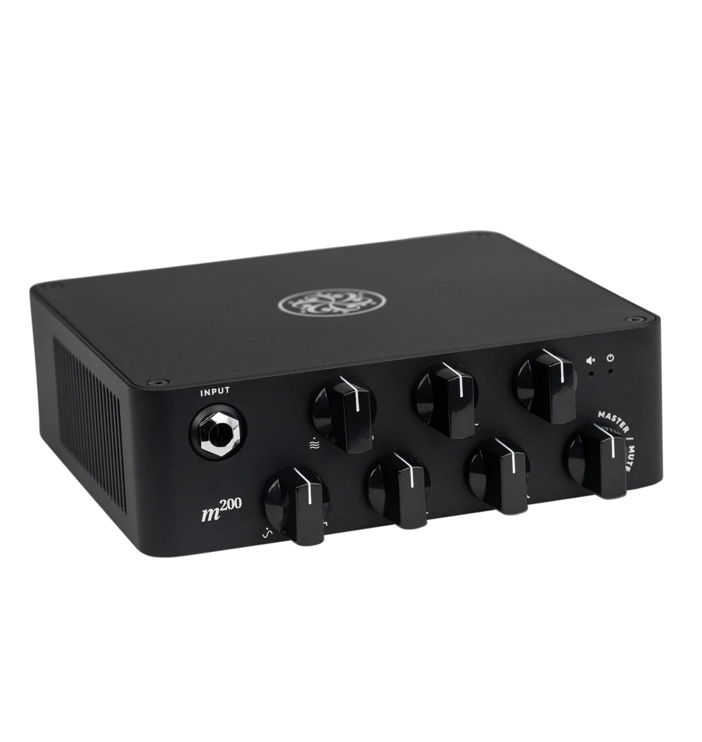 Darkglass Microtubes 200 bass amp head — rear panel connections