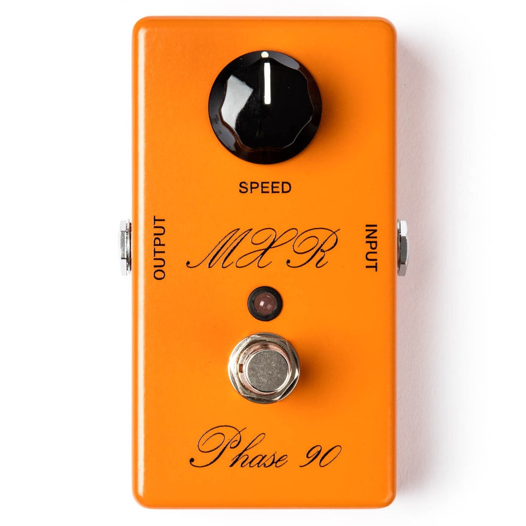 MXR CSP101SL Script Phase 90 phaser pedal — orange with script logo