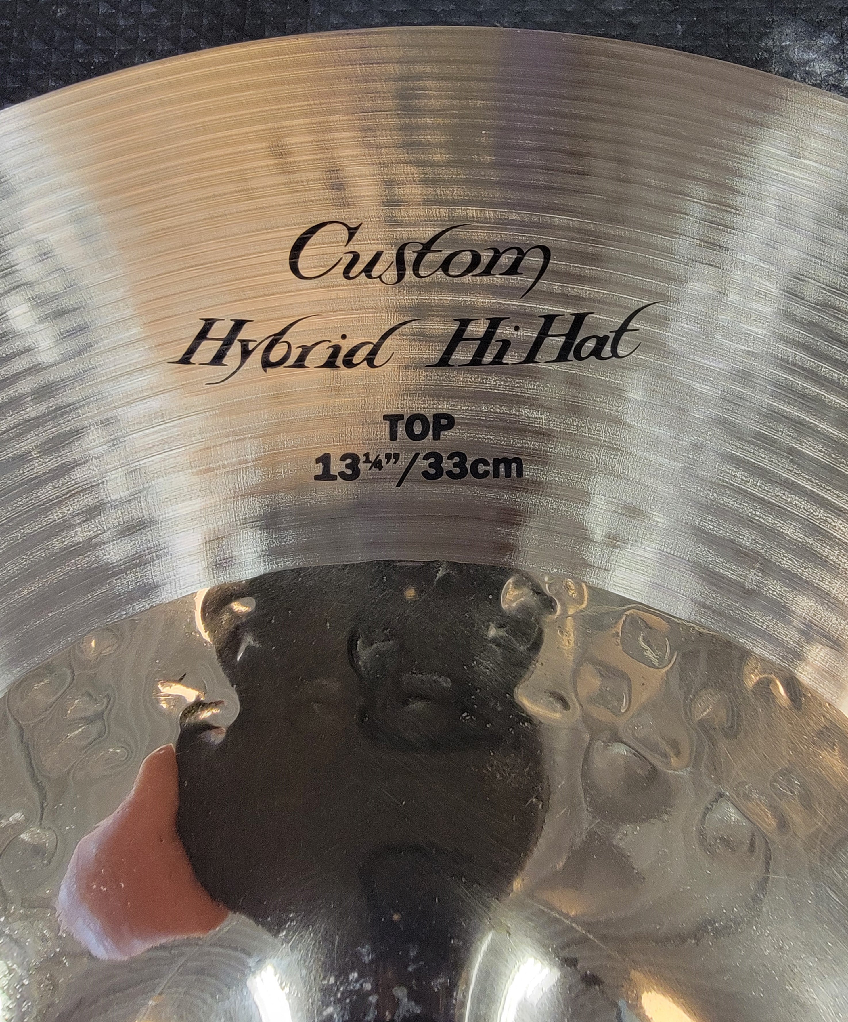 Zildjian K1213 Hybrid Hi-Hat - top cymbal brilliant zone