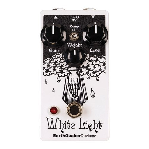 EarthQuaker Devices White Light V2 overdrive pedal — front view