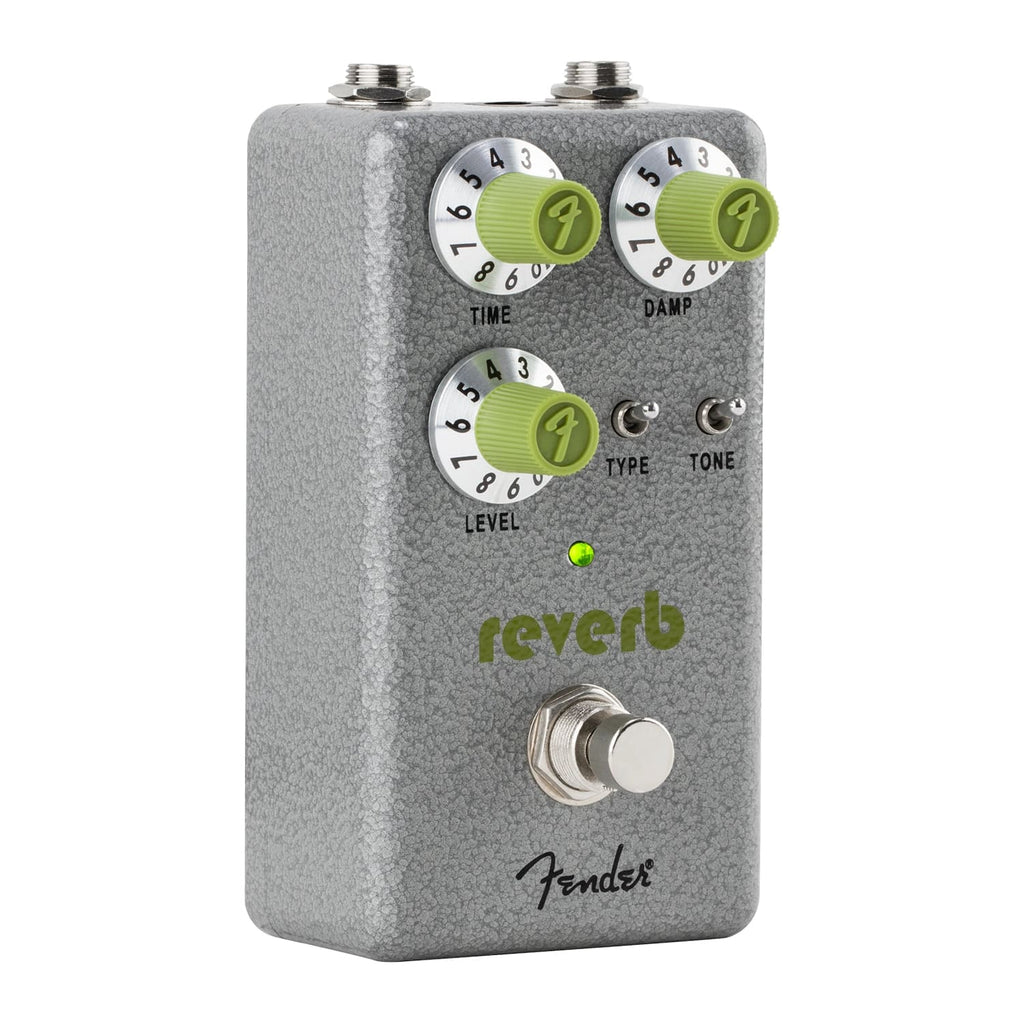 Fender Hammertone Reverb pedal — top mounted jacks