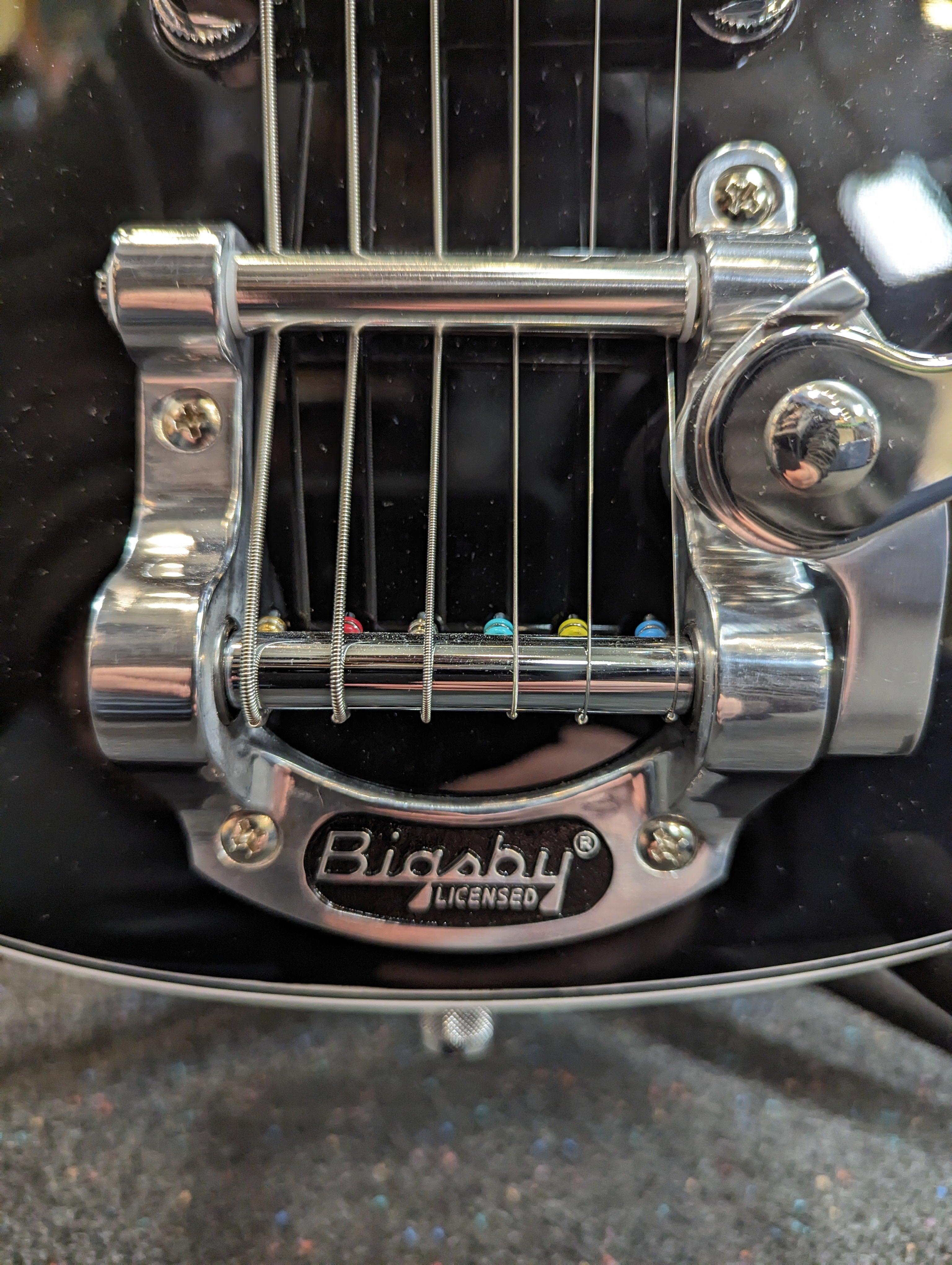Gretsch G5260T Electromatic Jet Baritone with Bigsby — Black Adjusto-Matic bridge