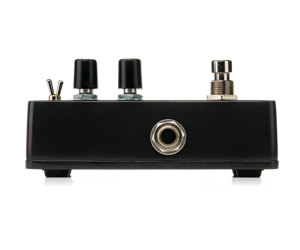 Electro-Harmonix Bender Royale germanium fuzz pedal — side input jacks