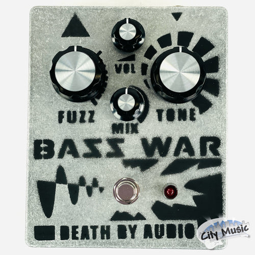 Death By Audio Bass War fuzz pedal — top view