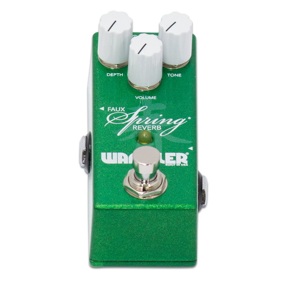 Wampler Mini Faux Spring Reverb pedal — footswitch close-up