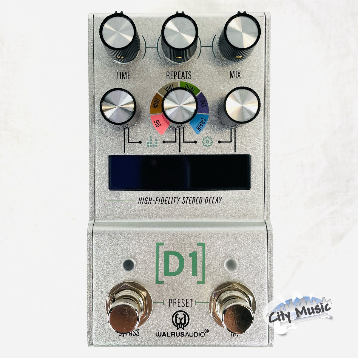 Used Walrus Audio MAKO Series MKII D1 High-Fidelity Delay Guitar Effects Pedal ♫