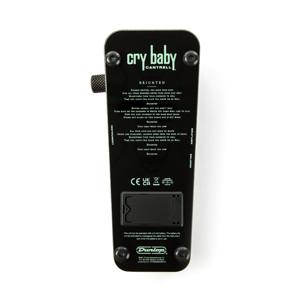 New Dunlop JC95FFS Jerry Cantrell Firefly Cry Baby Wah Guitar Effects Pedal
