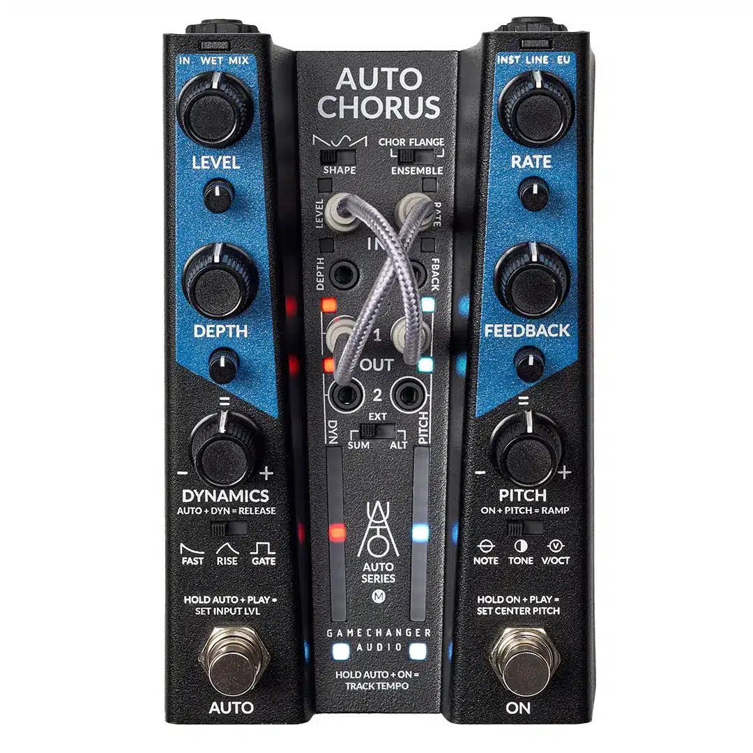 Gamechanger Audio AUTO Chorus guitar pedal — side view