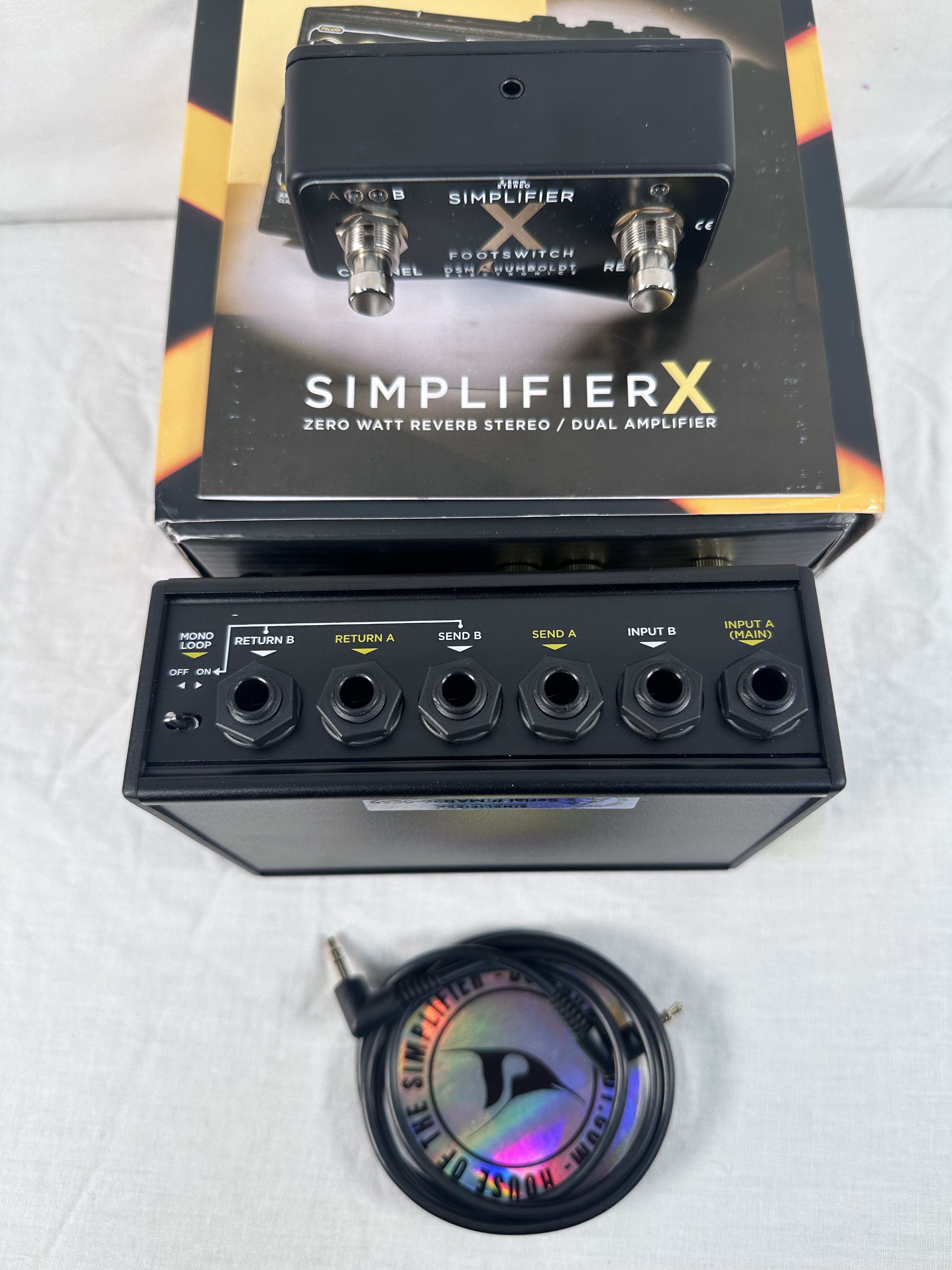 DSM & Humboldt Simplifier X dual amp simulator — controls detail