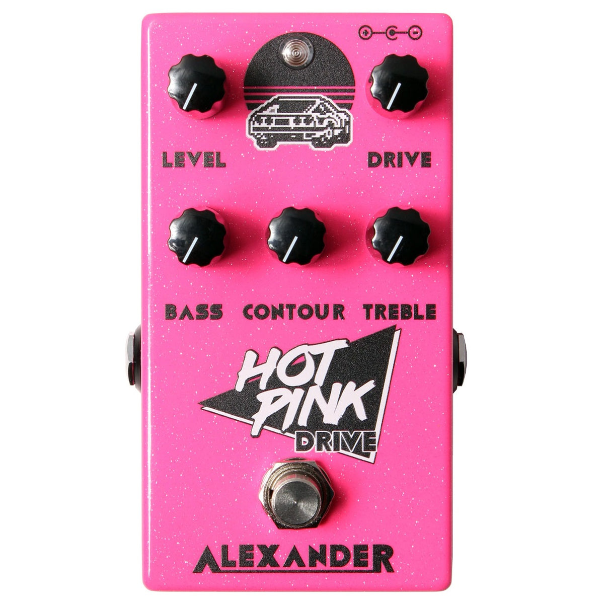 New Alexander Hot Pink Drive Overdrive Guitar Effects Pedal