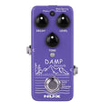 NUX NRV-3 Damp Reverb mini pedal — purple enclosure top view