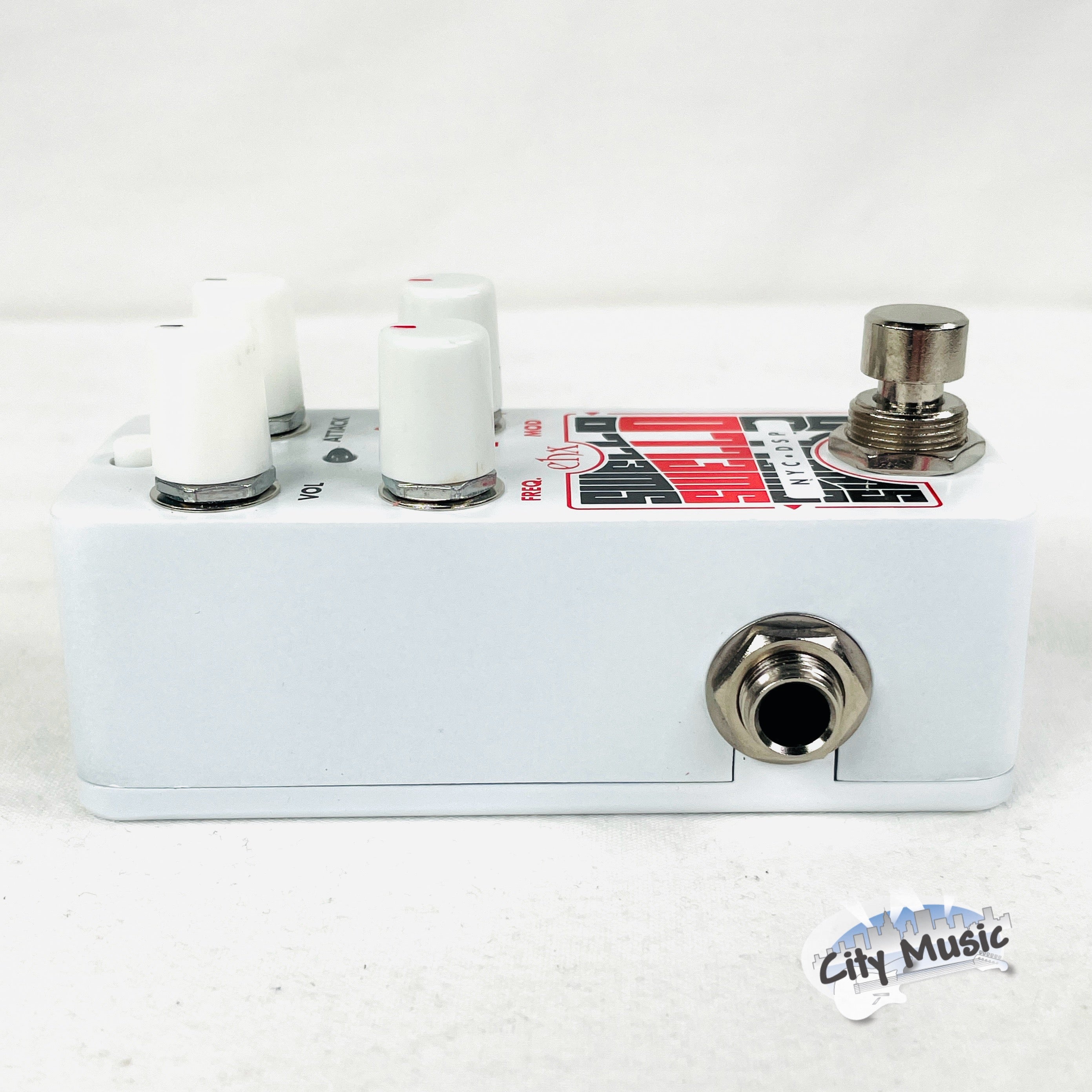 Electro-Harmonix Pico Swello attack envelope pedal — rear panel view