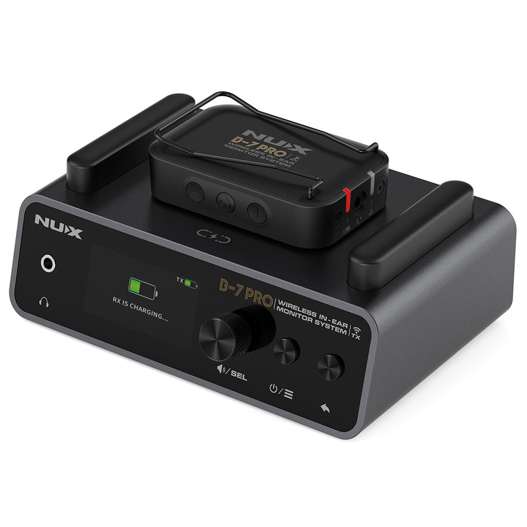 NUX B-7 PRO IEM bodypack receiver close-up