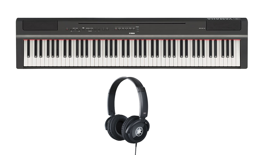 Yamaha P-125b digital piano — black portable 88-key keyboard
