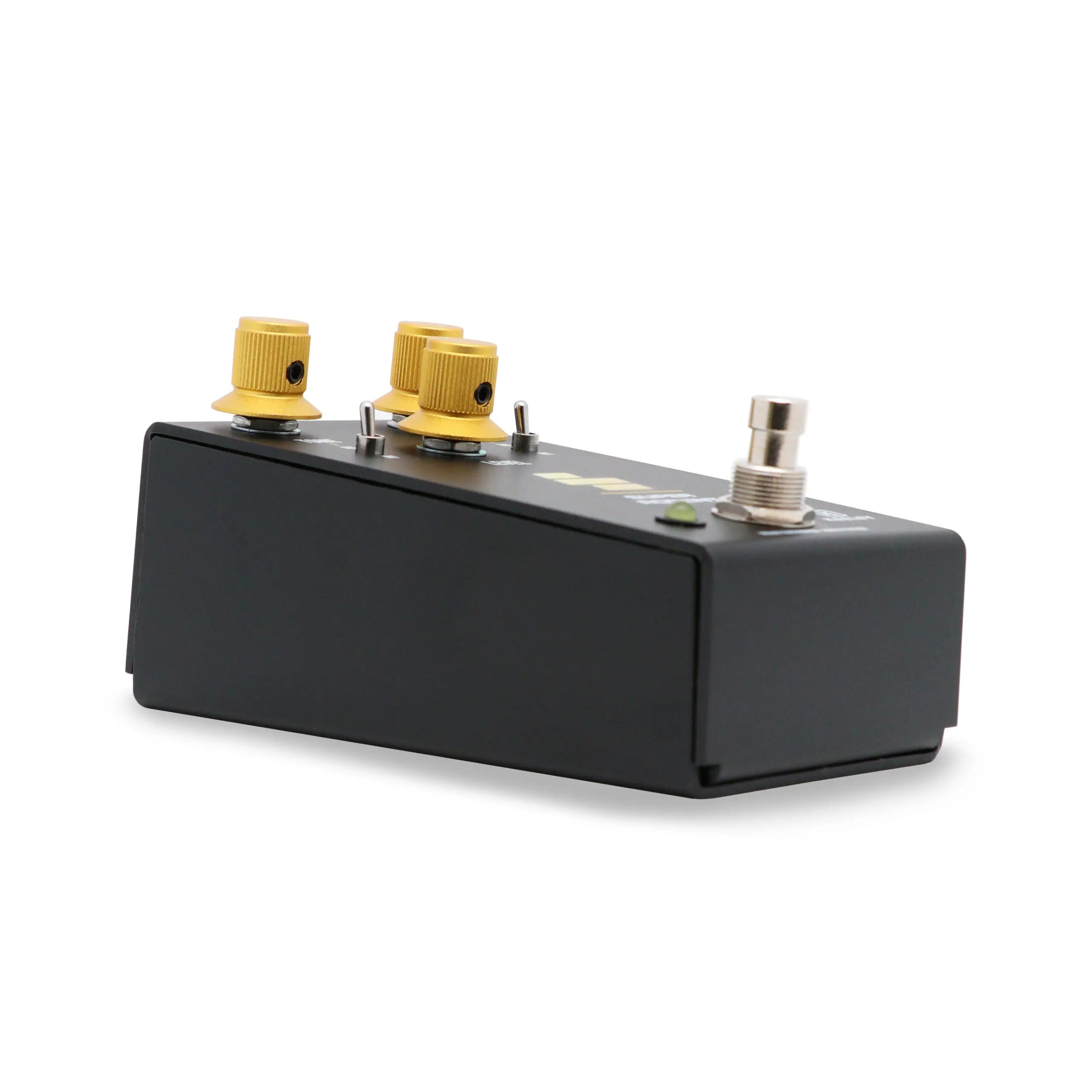 Keeley Super Rodent overdrive distortion pedal — black enclosure, top down view