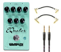 Wampler EQuator EQ pedal — seafoam green top-panel front view