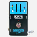Used MXR MX100 Rockman X100 tone processor pedal — black enclosure, top view