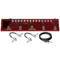 Tech 21 RK5 V2 Richie Kotzen Fly Rig SansAmp pedal — red enclosure with included patch and guitar cables