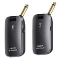 NUX B-2 Plus wireless guitar system — black transmitter and receiver