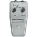 British Pedal Company MKII Tone Bender OC75 fuzz pedal — silver front, Level Attack
