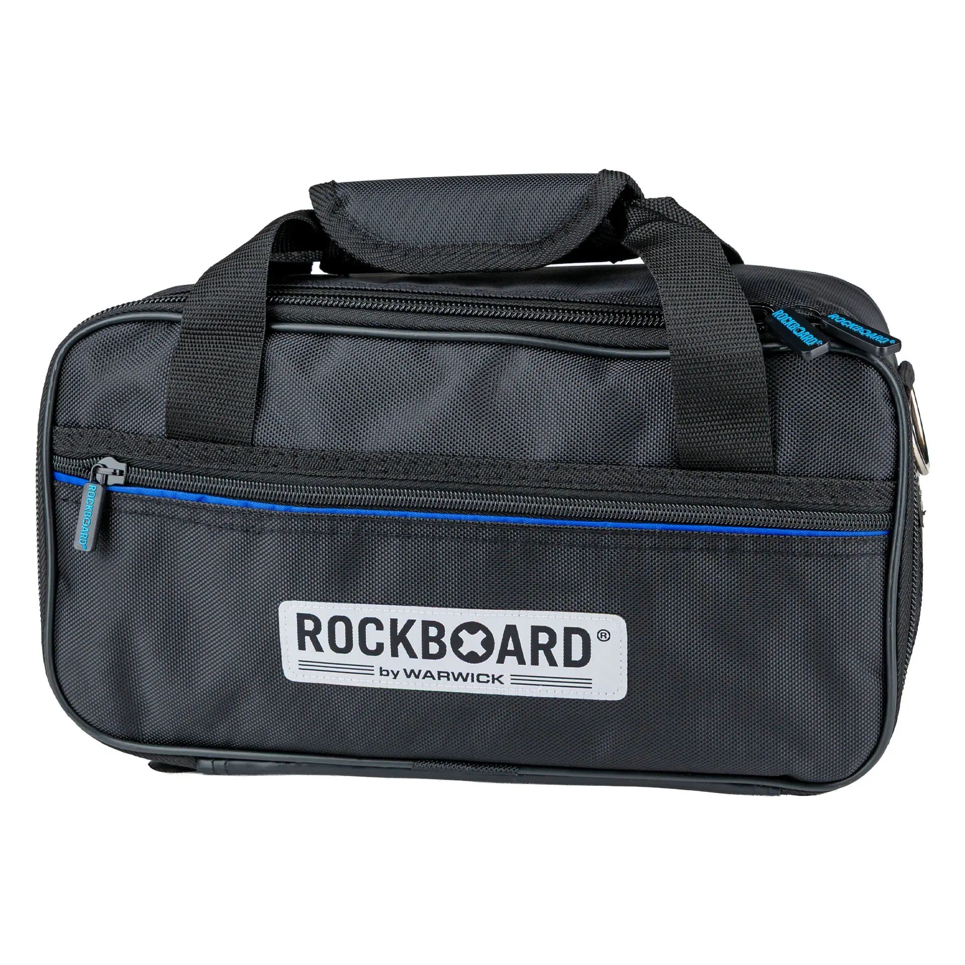 RockBoard DUO 2.0 guitar effects pedalboard with gig bag detail