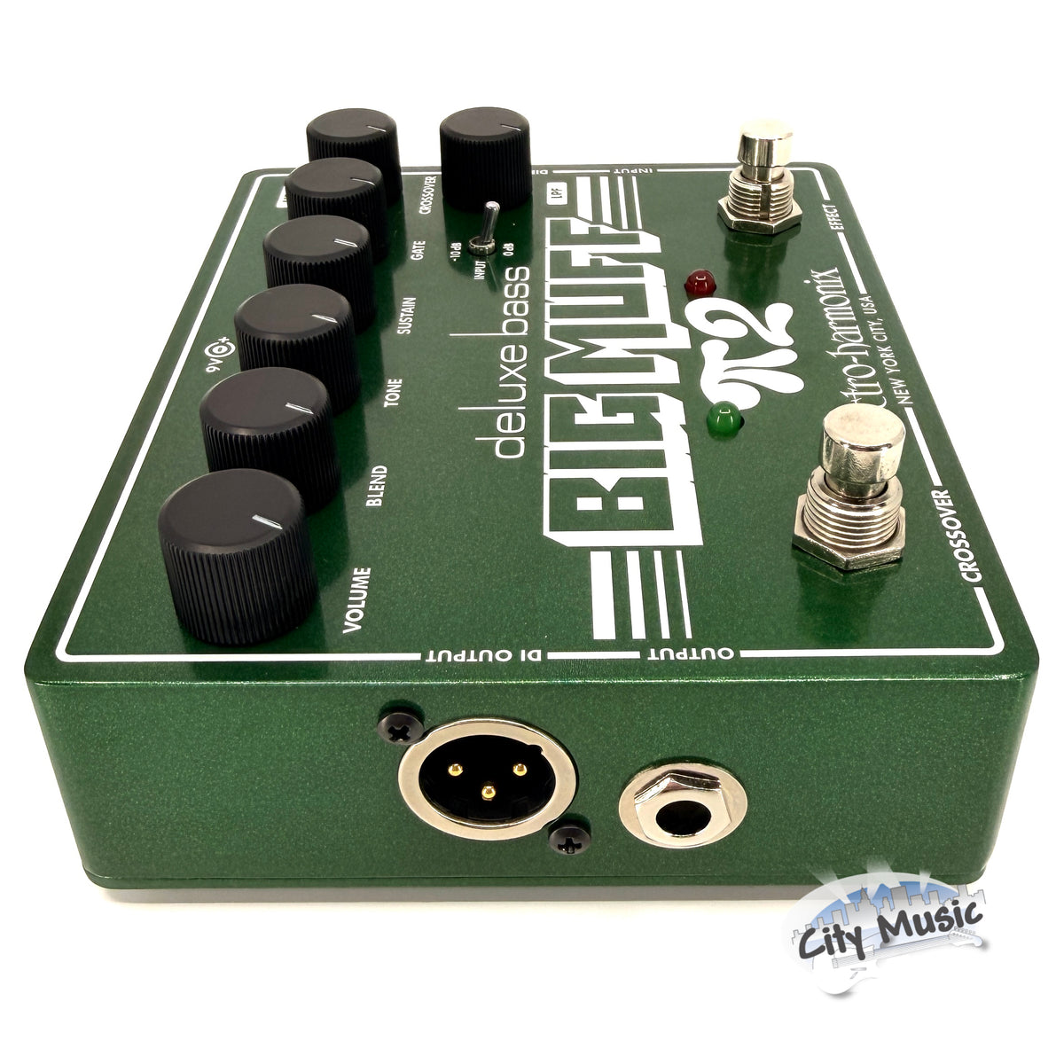 Used Electro-Harmonix EHX Deluxe Bass Big Muff Pi 2 Dual Op-Amp Fuzz Guitar Pedal ♫