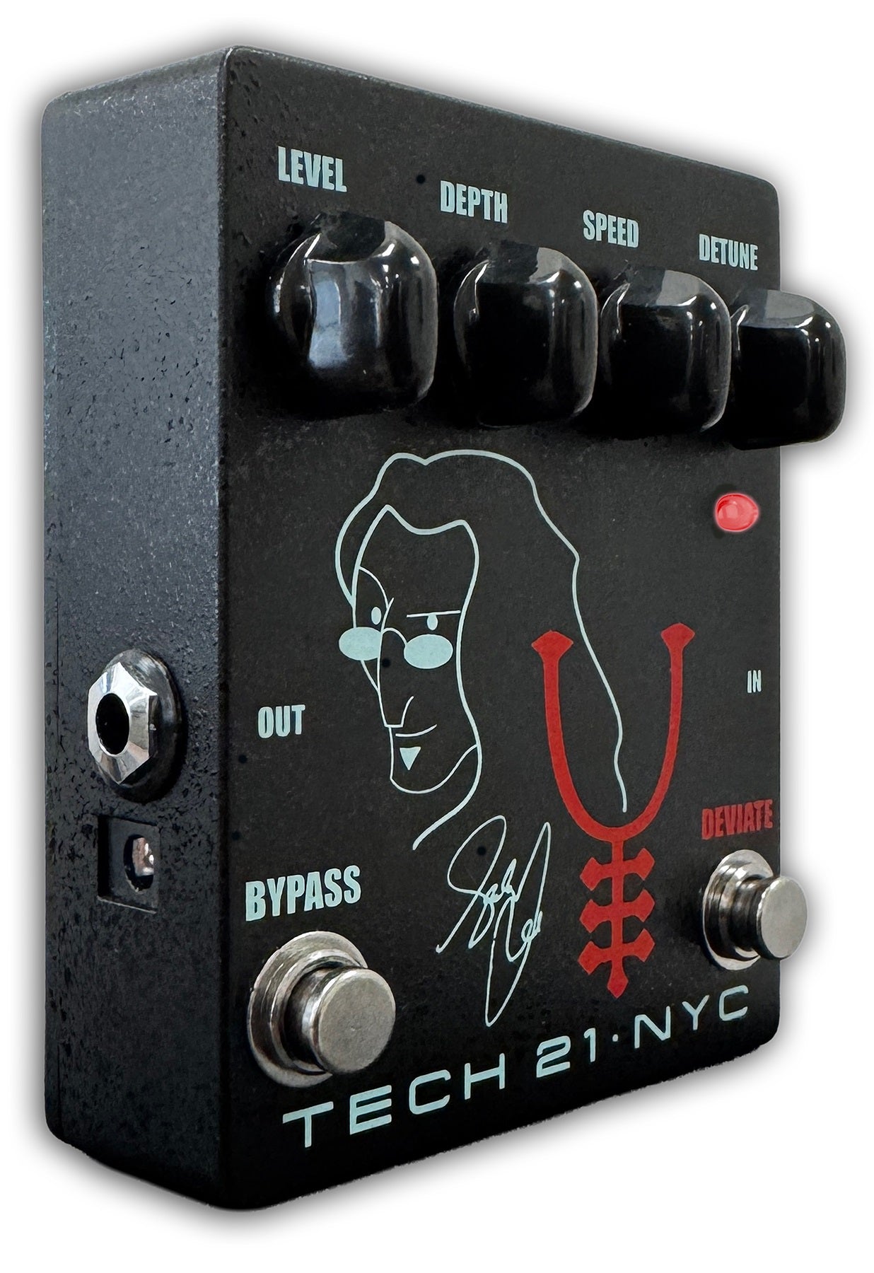 Tech 21 Geddy Lee Amalgamation bass chorus pedal — footswitches and jacks