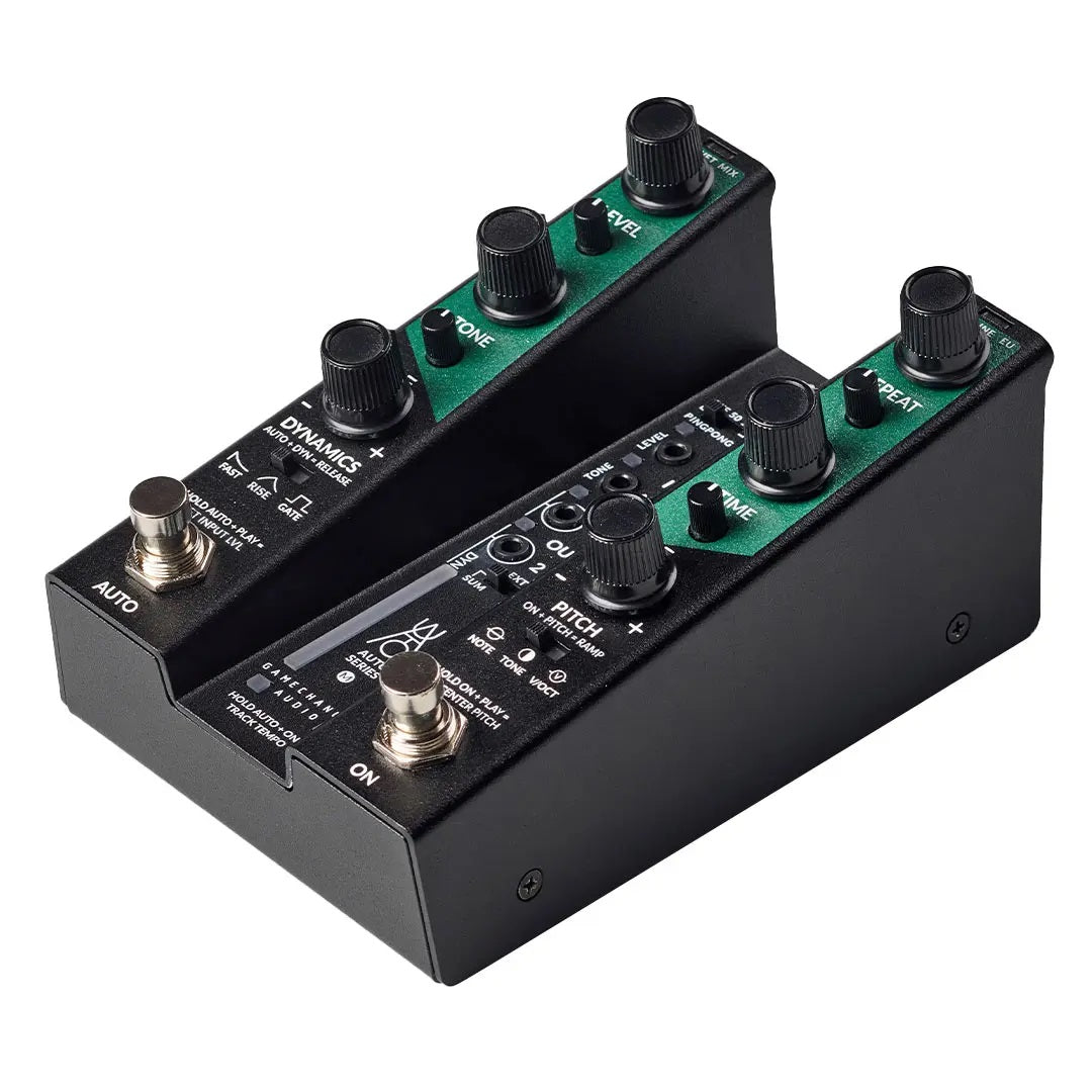 Gamechanger Audio Auto Delay pedal dynamics controls detail